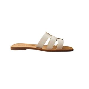 Sandalias Viena  Blanco/cafe