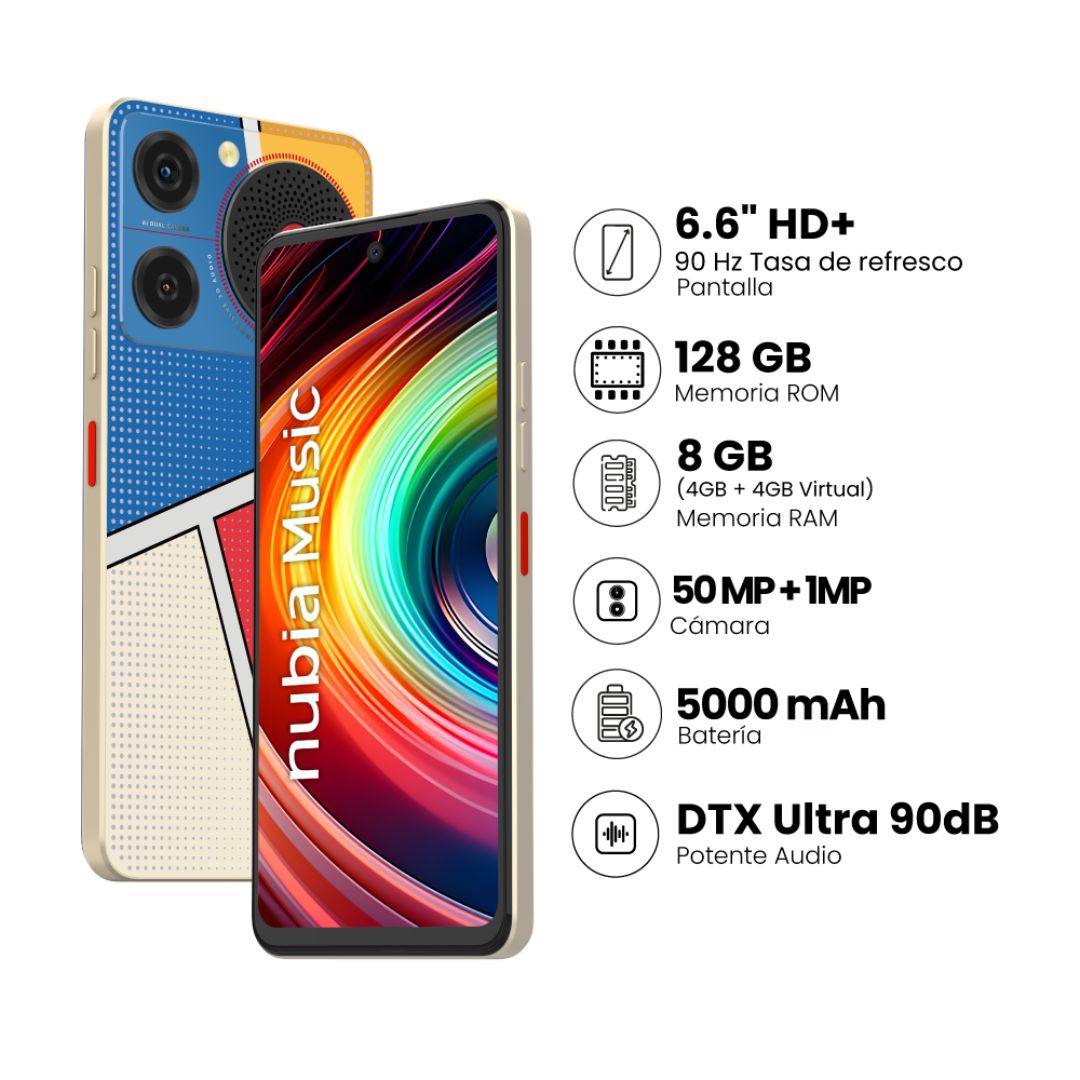 スマートフォン・携帯電話 nubia Music スマートフォン 5000mAh