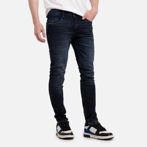 Jean Skinny Color Azul Oscuro Para Hombre