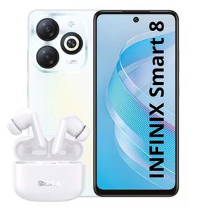 INFINIX Smart 8 128GB/4GB RAM – Blanco