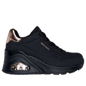 TENIS SKECHERS MUJER 177520BBK UNO WEDGE