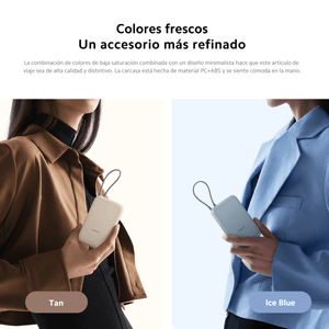 Xiaomi Power Bank 10000mah Cable Integrado 22.5W USB-C, Tan