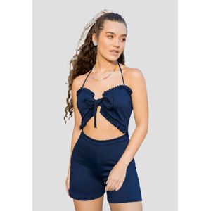 Enterizo Corto Mujer Azul Atypical 2246