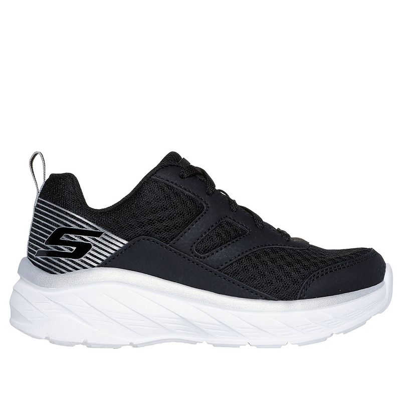 TENIS-SKECHERS-JUNIOR-NINO-403719L-BKSL-BOUNDLE