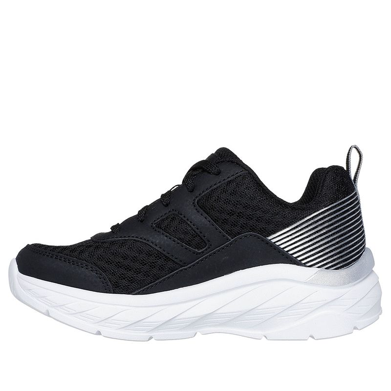 TENIS-SKECHERS-JUNIOR-NINO-403719L-BKSL-BOUNDLE
