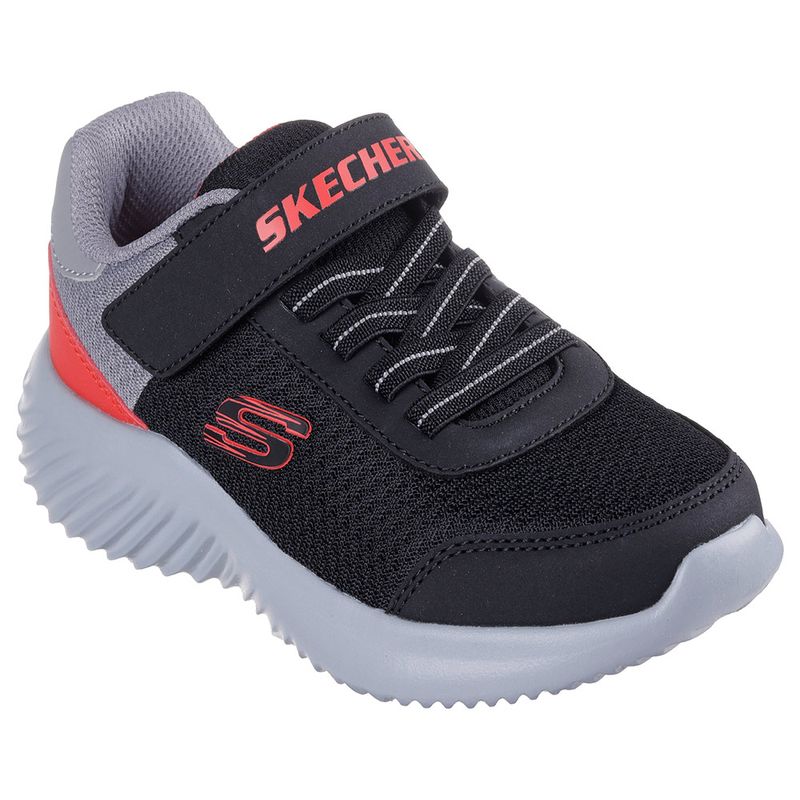 TENIS-SKECHERS-JUNIOR-NINO-403908L-BKRD-BOUNDER