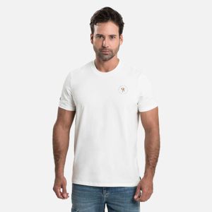 Camiseta Premium Manga Corta Color Ivory Para Hombre