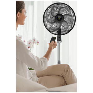 Ventilador Silence Force Control Remoto Pedestal Negro
