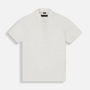 Polo Manga Corta Color Ivory Para Hombre