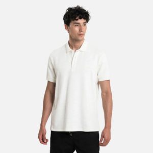 Polo Manga Corta Color Ivory Para Hombre