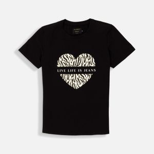 Camiseta Premium Manga Corta Color Negro Para Mujer