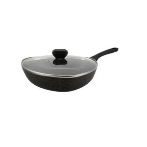 Wok MAS de 30Cm Antiadherente con Tapa de Vidrio Force Imusa