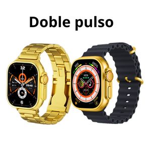 Reloj inteligente Mobulaa Ultra Mini Gold Smartwatch – Dorado