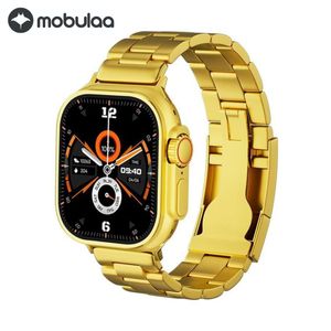 Reloj inteligente Mobulaa Ultra Mini Gold Smartwatch – Dorado