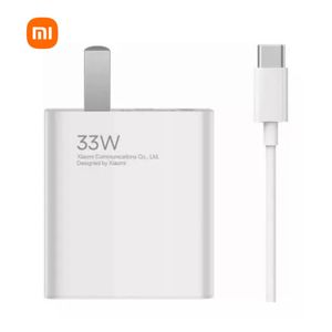 Cargador Xiaomi De 33W + Cable – Blanco