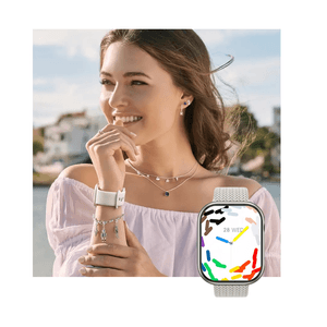 Reloj inteligente Smartwatch H9 PLUS Pantalla 2.02 AMOLED Blanco
