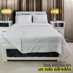 Edredón Cubrelecho Doble Faz Para Cama Doble (140x190 Cm)