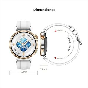 Reloj inteligente Mobulaa GT4 Mini Pantalla AMOLED – Café