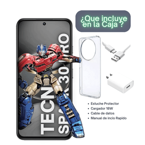 TECNO SPARK 30C 256GB 8GB RAM Color Negro