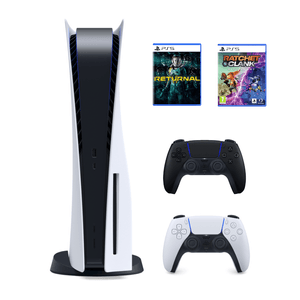 Combo Consola PlayStation 5 Slim de Disco 1TB + Control + 2 Juegos