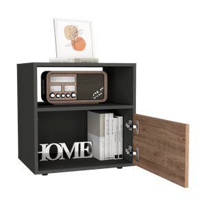Mesa de noche Galanto 52 x 50 RTA Plomo Lenno