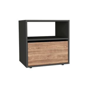 Mesa de noche Galanto 52 x 50 RTA Plomo Lenno