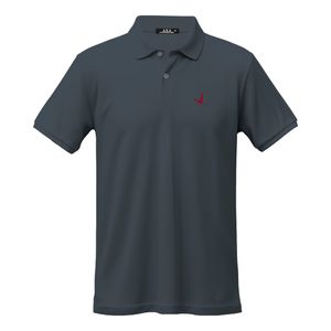 Camiseta Polo Lycra Gris