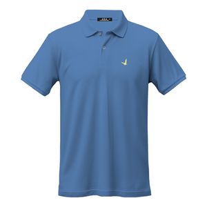Camiseta Polo Lycra Azul Rey