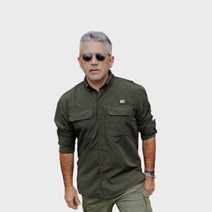 Camisa Extreme Manga Larga Verde Militar