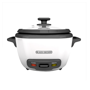 Olla Arrocera BLACK and DECKER 7 Tazas RC514 Blanca