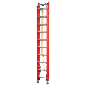 Escalera Extensión 3 Cuerpos Fibra De Vidrio Profesional 30 Peldaños 9 mt E. Colombia