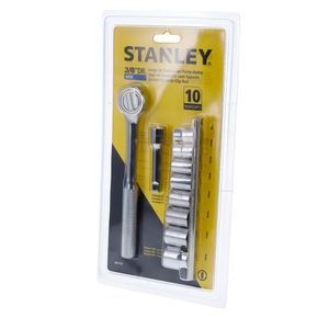 Juego De Dados 6Pts. Enc. 3/8" 11 Pzas Métrico Stanley 86-218