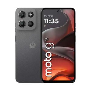 Celular Motorola G15 256GB gris