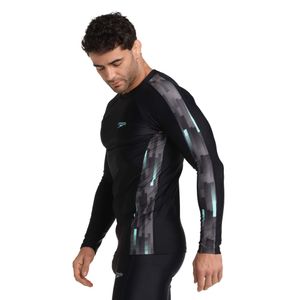 Camiseta Manga Larga Sunshine Marine Dot Linear Hombre