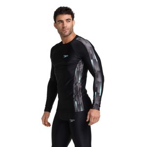 Camiseta Manga Larga Sunshine Marine Dot Linear Hombre