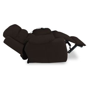 Reclinable Masaje Elite Living 100x95x90 Houston Tela Chocolate