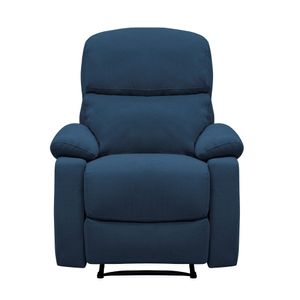 Silla Reclinable Estatica Elite Living Velara 100 x 85 x 95 Tela Azul
