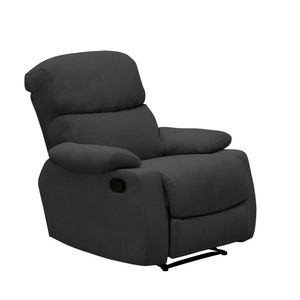 Reclinable Elite Living Velara 100x85x 5 Tela Gris Plomo