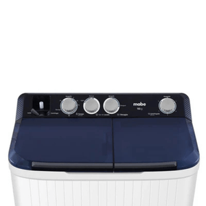 Lavadora Semiautomatica Mabe 16kg 35lbs Blanco