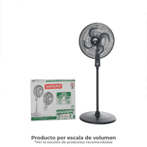 Ventilador SAMURAI AirProtec Maxx 2en1 Negro.