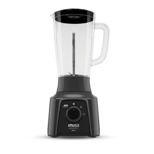 Licuadora powermix plus vaso plast negro Imusa