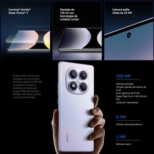 Celular Xiaomi Redmi Note 14 Pro Dual Sim 256GB /8GB, Azul