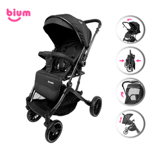 Coche Bium Reversible Avesso Negro