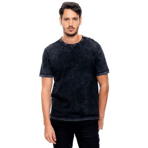 Camiseta Manga Corta Teñido Old Wash