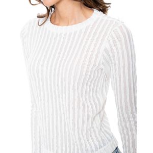 Camiseta Manga Larga Con Textura