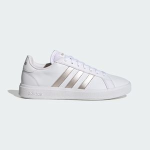 Tenis Adidas Mujer Grand Court Td Lifestyle Blanco Plateado GW9263