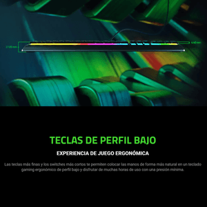 Teclado Gamer Razer Ornata V3, Semi-mecánico Chroma RGB, Esp