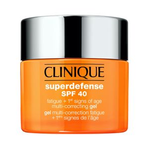 Hidratante Superdefense SPF 40 Fatigue + 1st Signs of Age Multi-Correcting Gel - Clinique