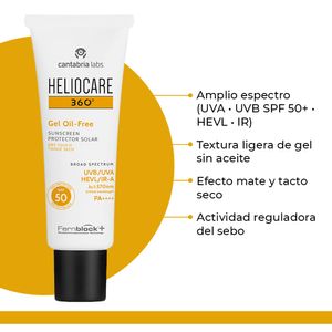 Heliocare 360 Gel Oil Toque Seco spf50 - Cantabria Labs