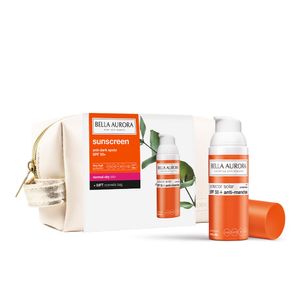 Kit Protector Solar antimanchas piel normal a seca + Neceser de regalo -Bella Aurora